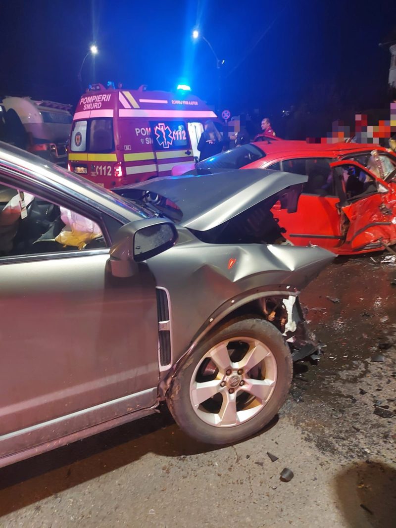 Accident cu 4 victime, la Sighișoara