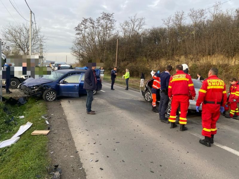 Un copil de 9 luni printre victimele unui accident rutier petrecut în Pănet