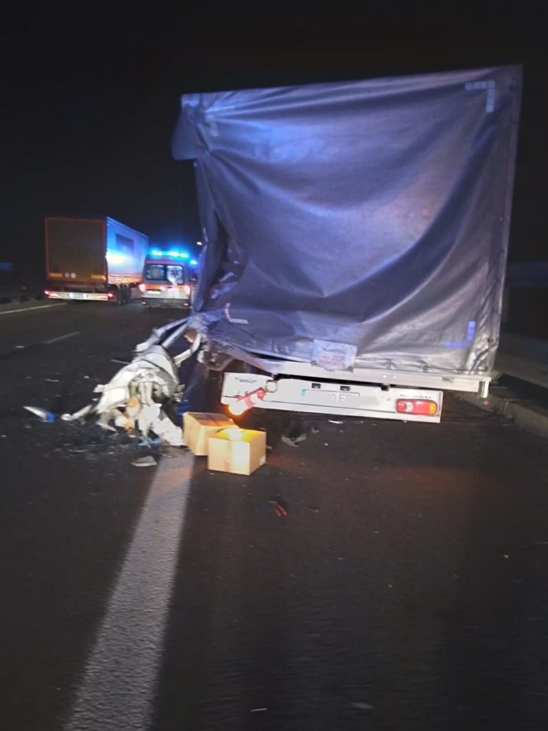 Accident grav pe A1, la Cisnădie