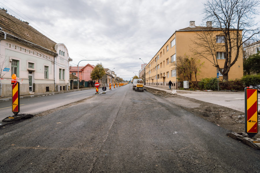 Săptămâna viitoare se redeschid ambele sensuri pe str. Gh.Doja din Tg.Mureş