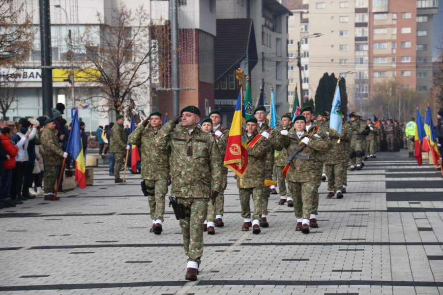 Aproximativ două mii de persoane au participat, la Miercurea-Ciuc, la ceremonialul dedicat Zilei Naţionale