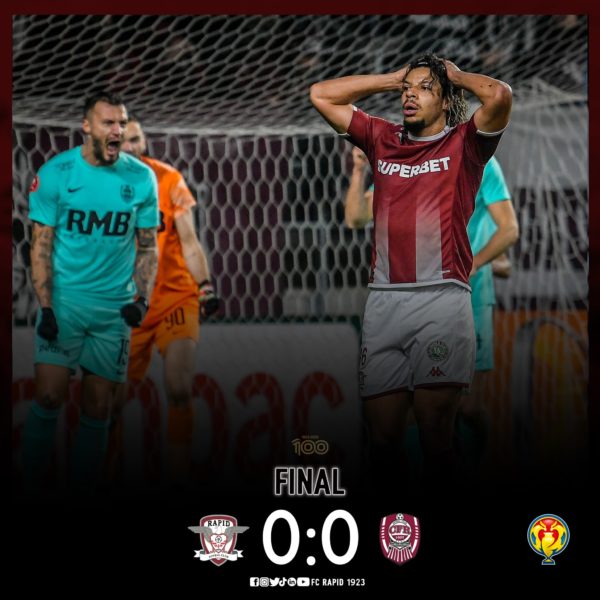 Rapid, eliminată din Cupa României la fotbal