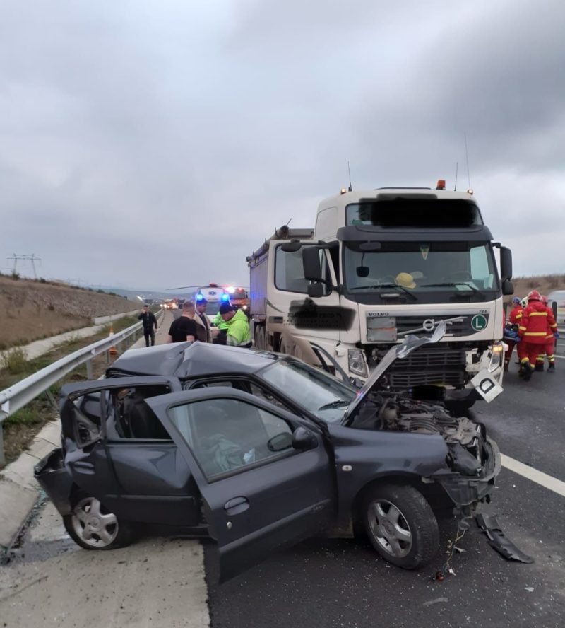 UPDATE Accident pe autostrada A3