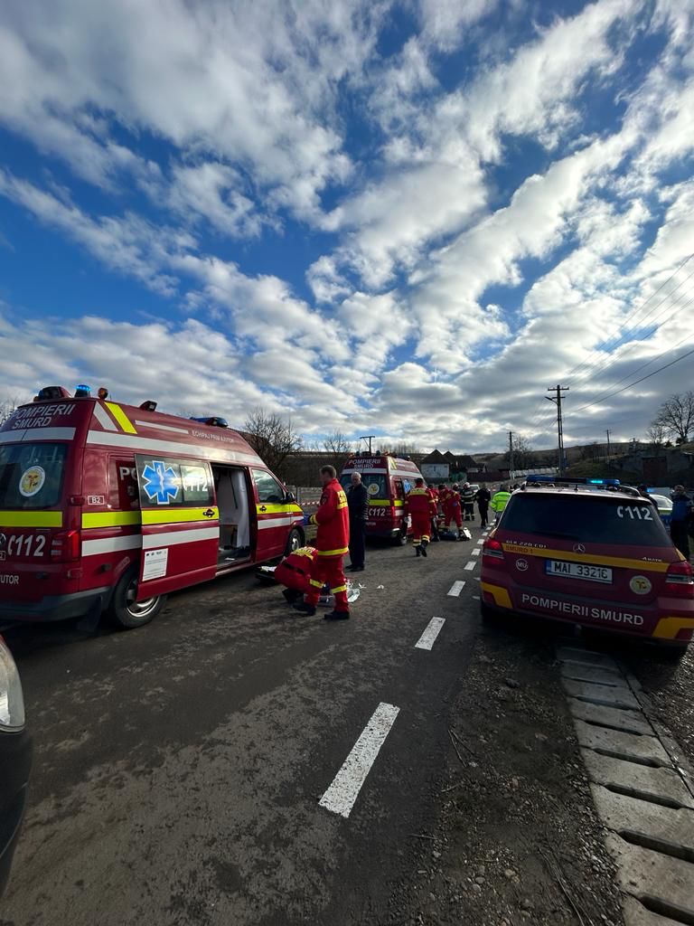 Două femei au fost rănite grav într-un accident la Cucerdea, județul Mureș
