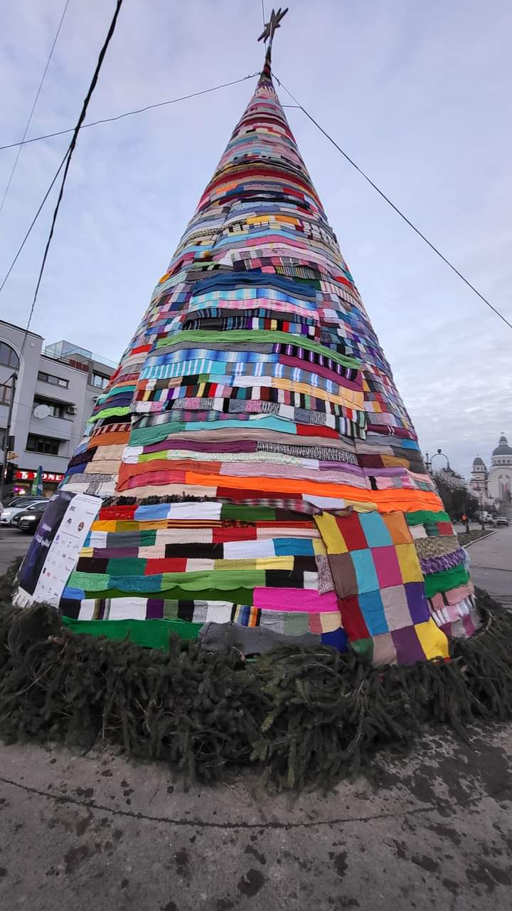 Bradul cu fulare din centrul Târgu Mureșului va fi mutat Bradul cu fulare din centrul Târgu Mureșului va fi mutat