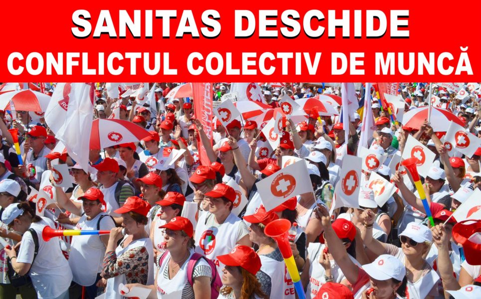 Federaţia Sanitas anunţă deschiderea conflictului de muncă
