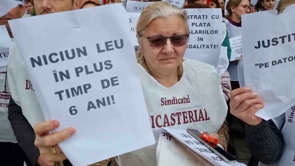 Grefierii mureşeni s-au alăturat formelor naţionale de protest