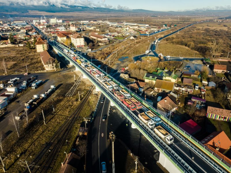 Pasaj peste calea ferată reconstruit în Miercurea Ciuc