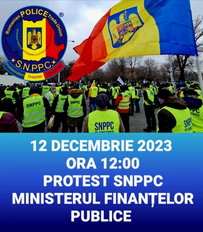 Polițiștii naționali și cei locali cer drepturi salariale