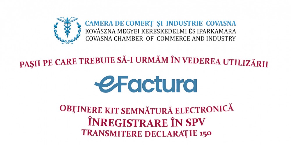Ghid pentru a utiliza e-Factura, lansat la Covasna