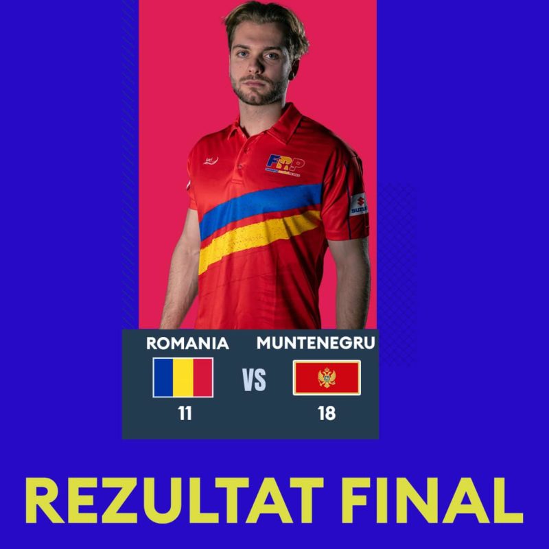 România, învinsă de Muntenegru la polo masculin