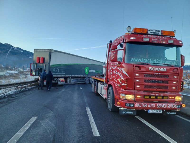 UPDATE: Trafic deblocat pe centura municipiului Braşov