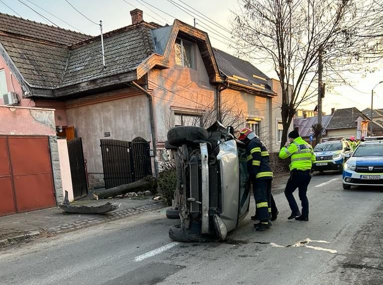 Patru accidente rutiere, produse ieri în Mureș Patru accidente rutiere, produse ieri în Mureș