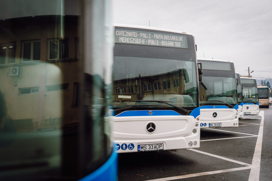 38 de autobuze ecologice noi intră pe traseele din Târgu Mureş 38 de autobuze ecologice noi intră pe traseele din Târgu Mureş