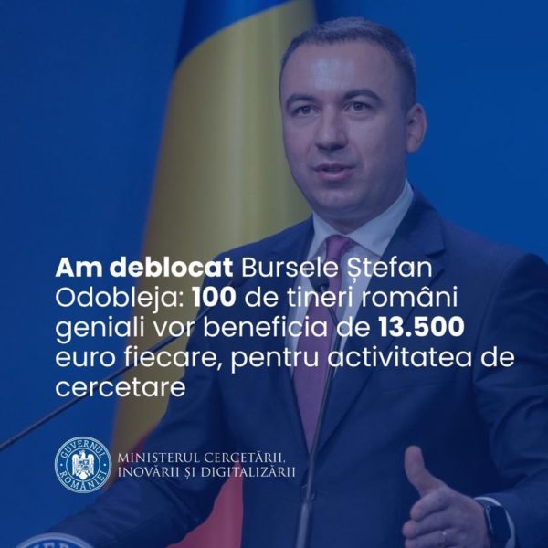 O sută de tineri specialişti români vor primi bani pentru activităţi de cercetare