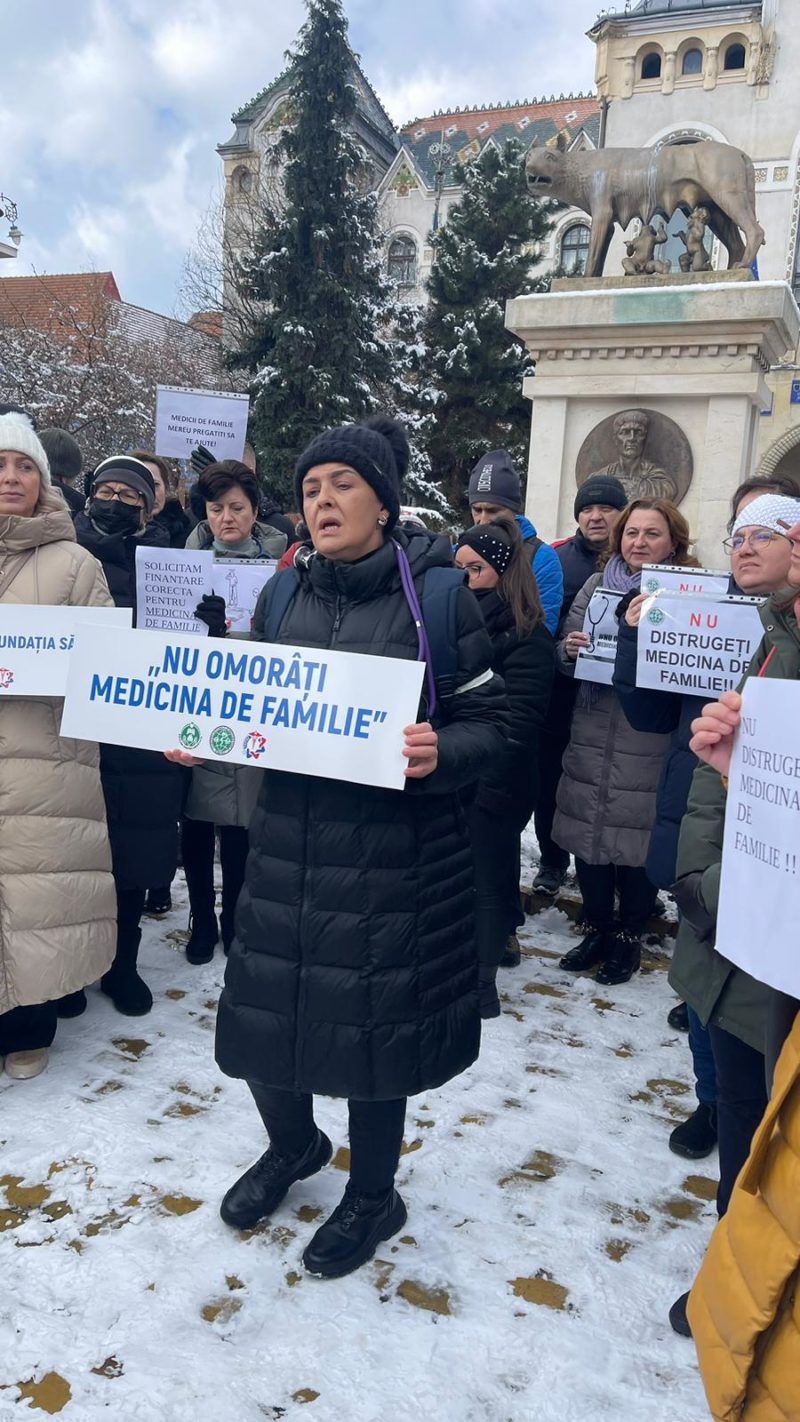 Acțiune de protest fără precedent a medicilor de familie mureșeni