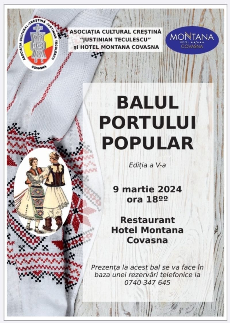 Covăsnenii se pregătesc pentru Balul Portului Popular
