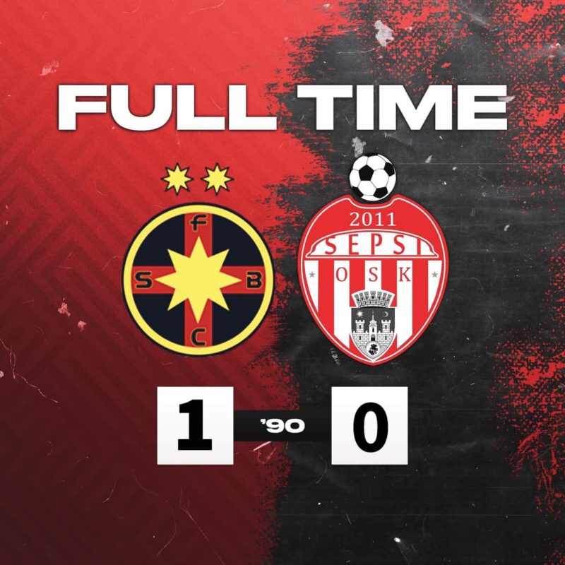 Sepsi OSK a pierdut meciul cu FCSB