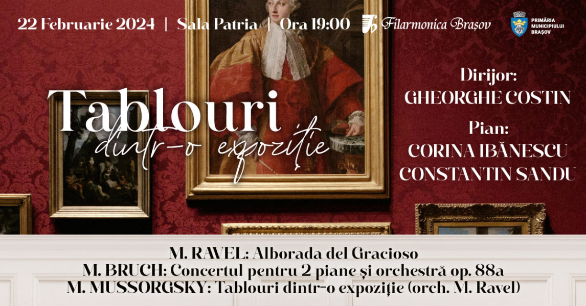 Concert cu două piane, joi seară la Sala Patria din Brașov