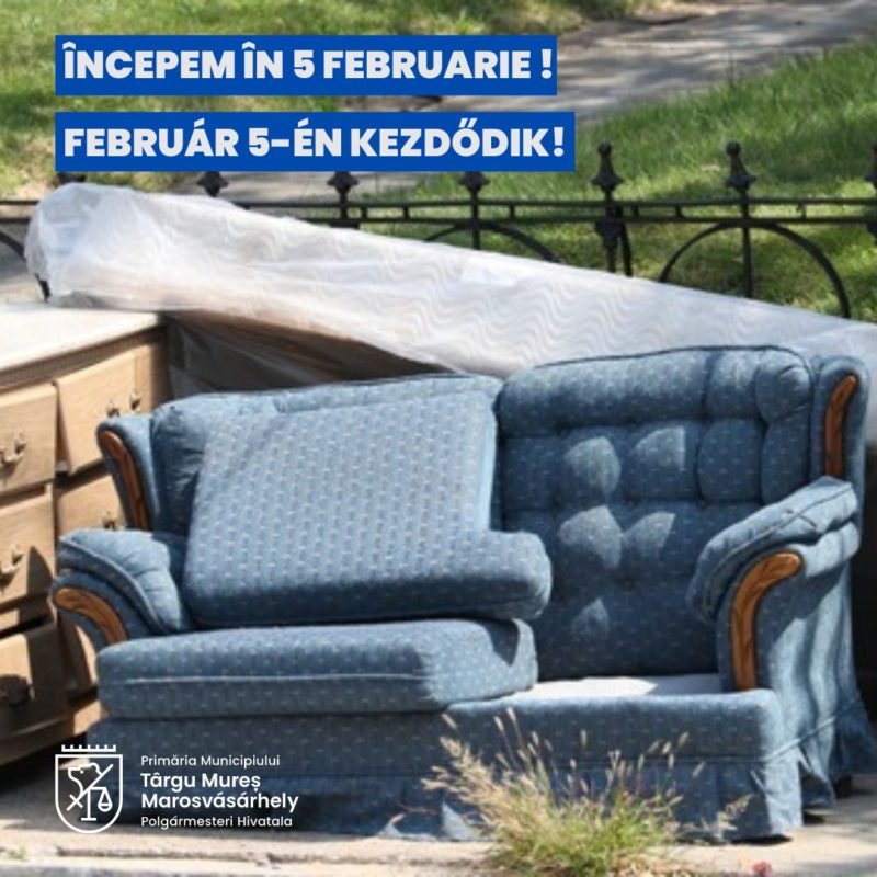 Campanie pentru colectarea deșeurilor voluminoase la Tg. Mureș