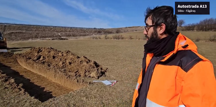 Vestigii arheologice pe traseul A13, în apropiere de Făgăraș