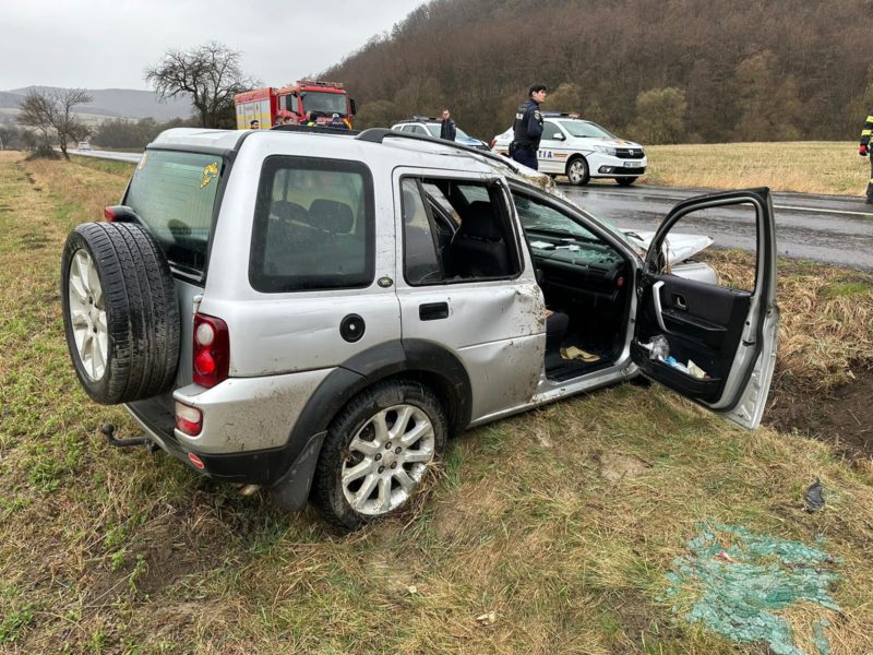Accident cu 4 victime, la Chiheru de Jos