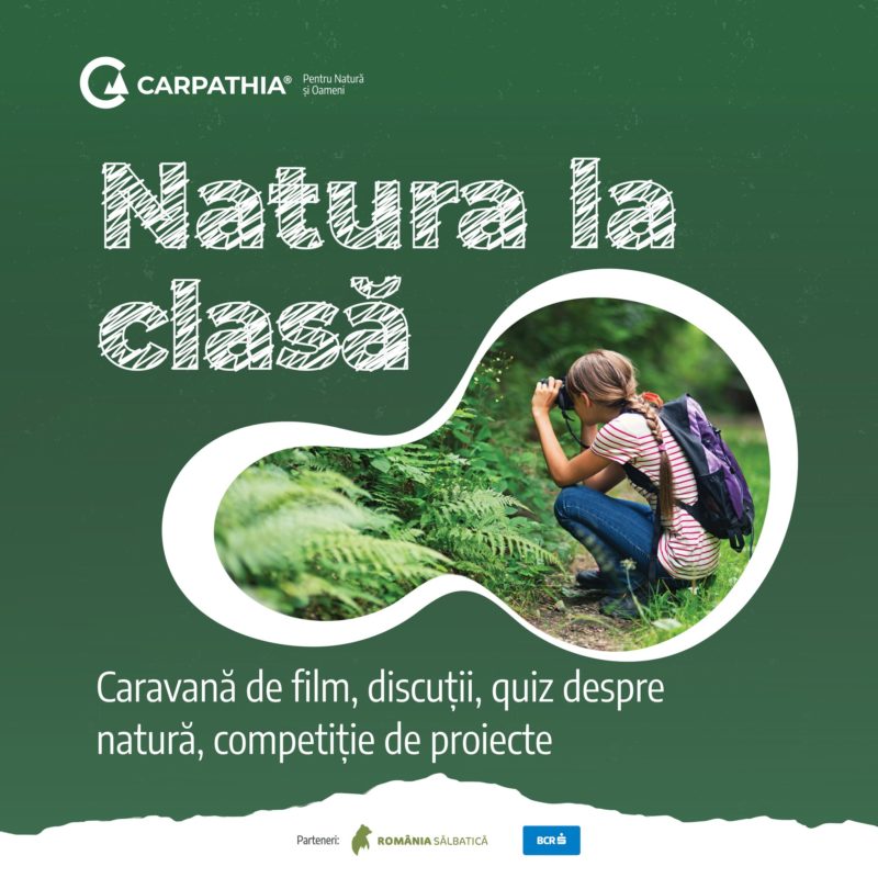 ‘Natura la clasă’, proiect al Conservation Carpathia pentru elevii din zeci de localităţi din Munţii Făgăraş
