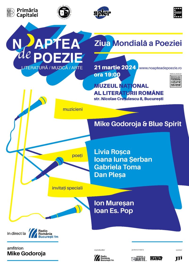 Bucuresti FM transmite live NOAPTEA DE POEZIE
