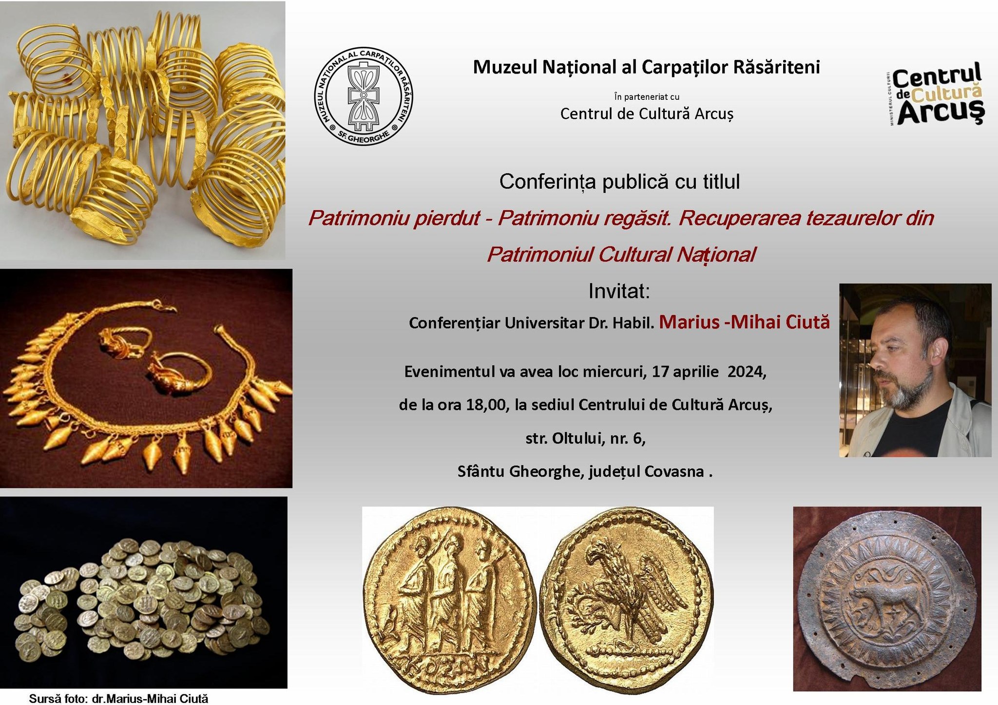 Conferinţă pe tema recuperării patrimoniului naţional, la Sfântu Gheorghe