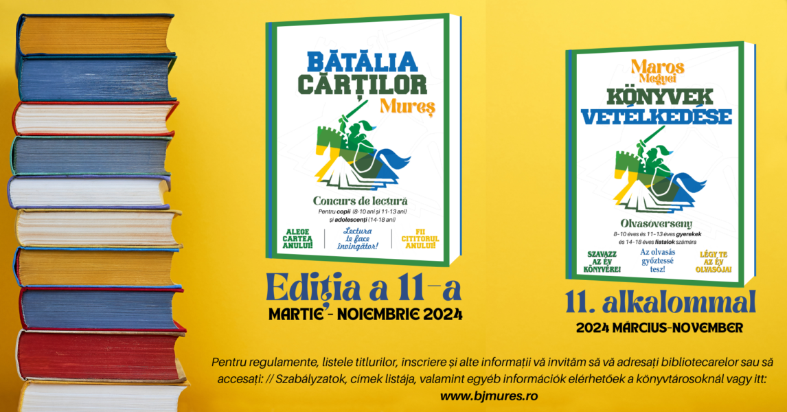 Concursul de lectură ”Bătălia Cărților” a ajuns la a 11-a ediție