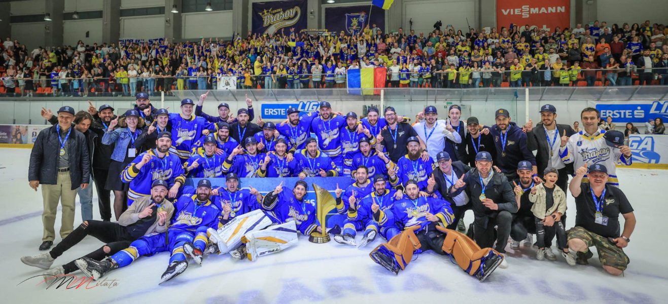 Hocheiștii brașoveni au câștigat Erste Liga! Hocheiștii brașoveni au câștigat Erste Liga!