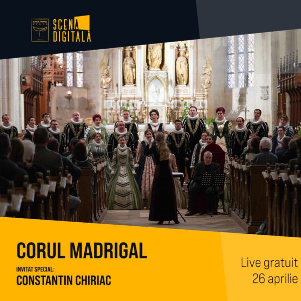 Corul Național de Cameră „Madrigal – Marin Constantin” va susține astăzi, la Sibiu, un Concert Extraordinar de Paște
