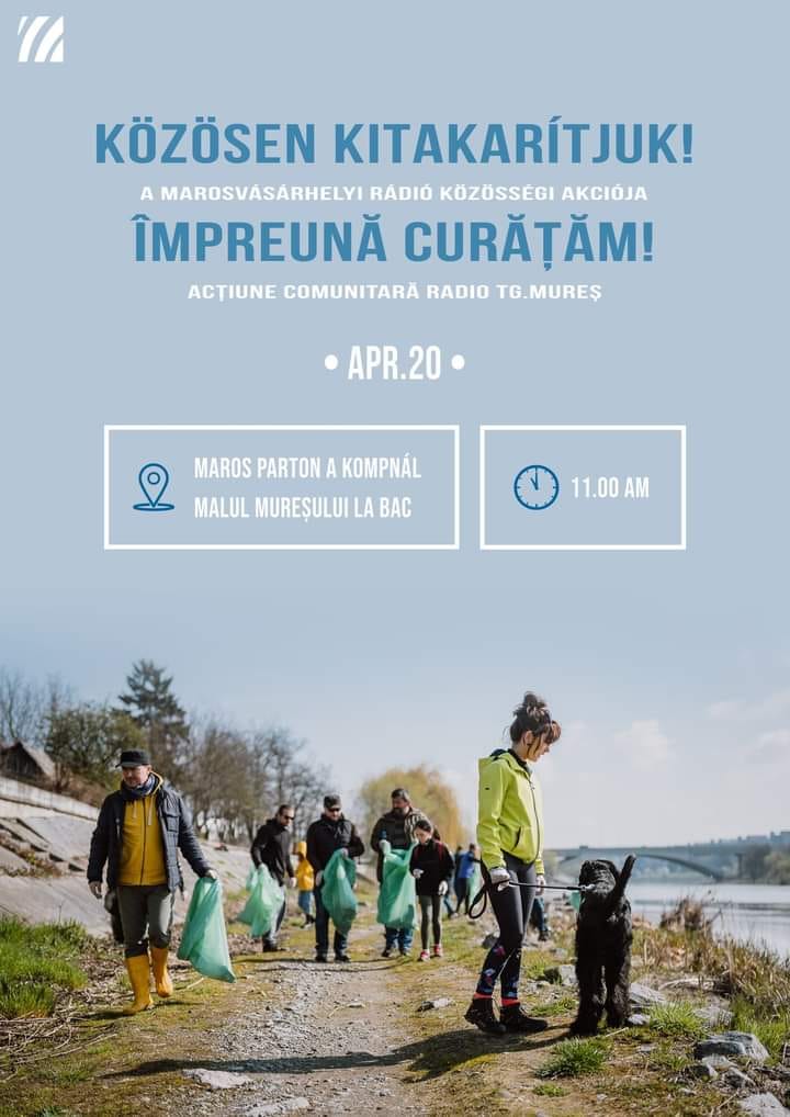 Radio Tg. Mureş invită mureșenii, sâmbătă, la „Împreună curăţăm”