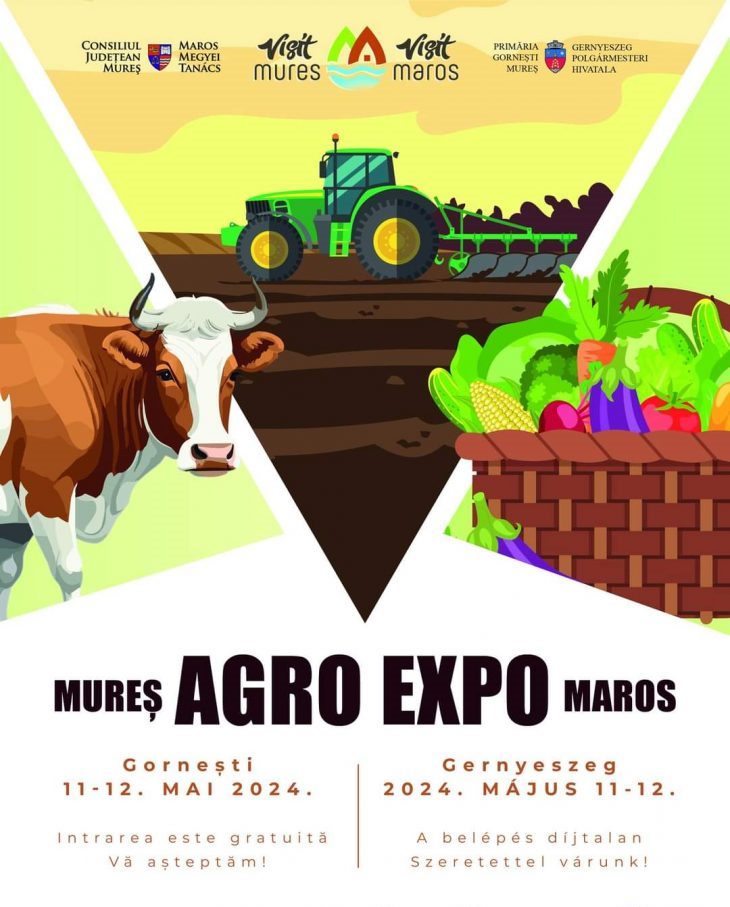 Expoziţie agricolă la Gorneşti, judeţul Mureş