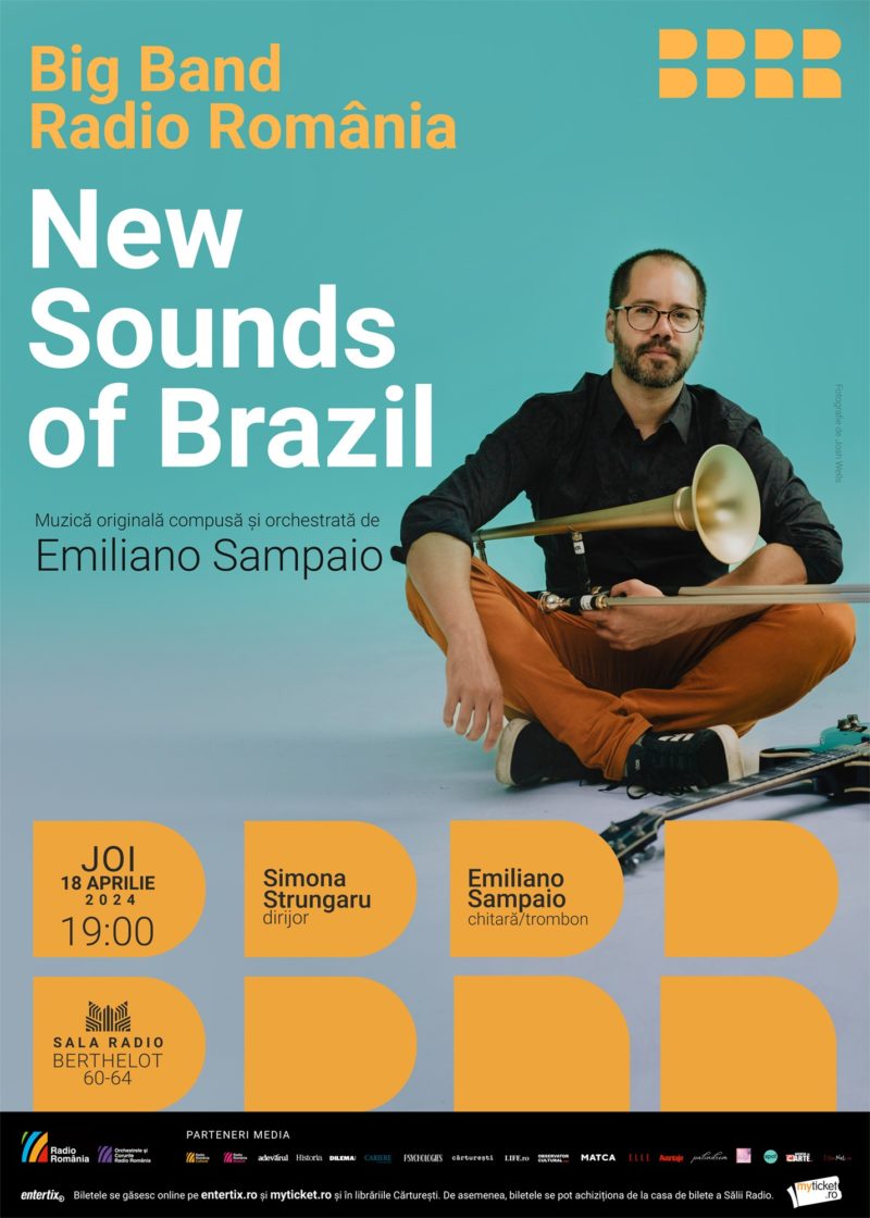 Emiliano Sampaio, în premieră în România, cu New Sounds of Brazil