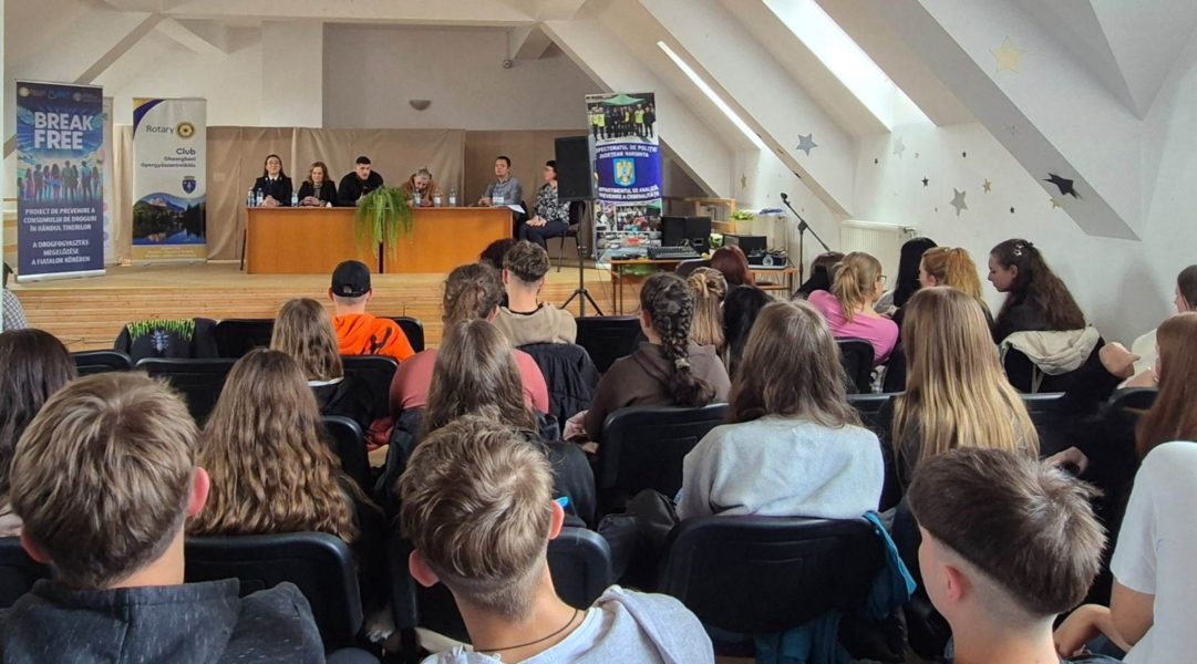 Break Free, proiect dedicat prevenirii consumului de droguri la Gheorgheni Break Free, proiect dedicat prevenirii consumului de droguri la Gheorgheni