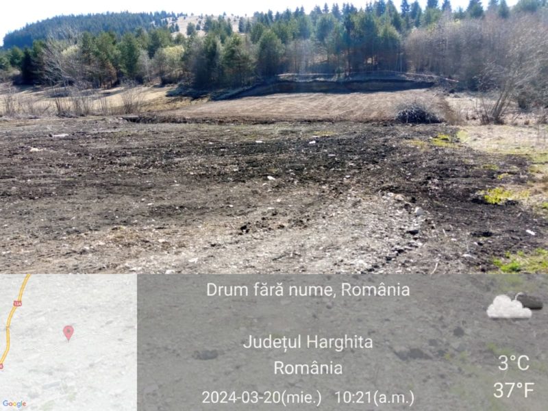 Harghita: Sesizare penală făcută de Garda de Mediu, după un incendiu produs într-o arie protejată Harghita: Sesizare penală făcută de Garda de Mediu, după un incendiu produs într-o arie protejată