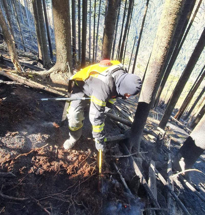 După două zile, incendiul de la fondul forestier din munţii Făgăraş a fost stins