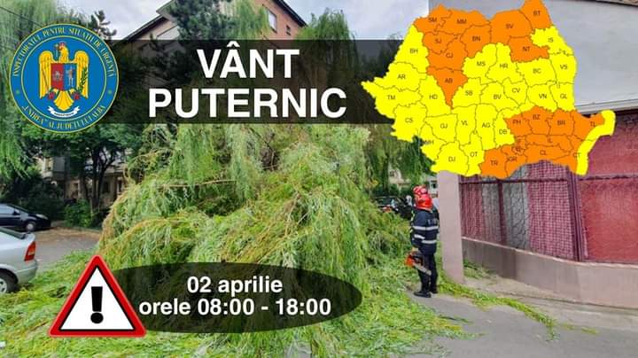 Vântul puternic din ultimele ore a afectat mai multe localități din județul Harghita
