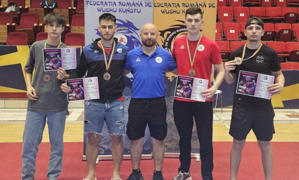 Medalii de bronz pentru mureșeni la Naționalele de Wushu