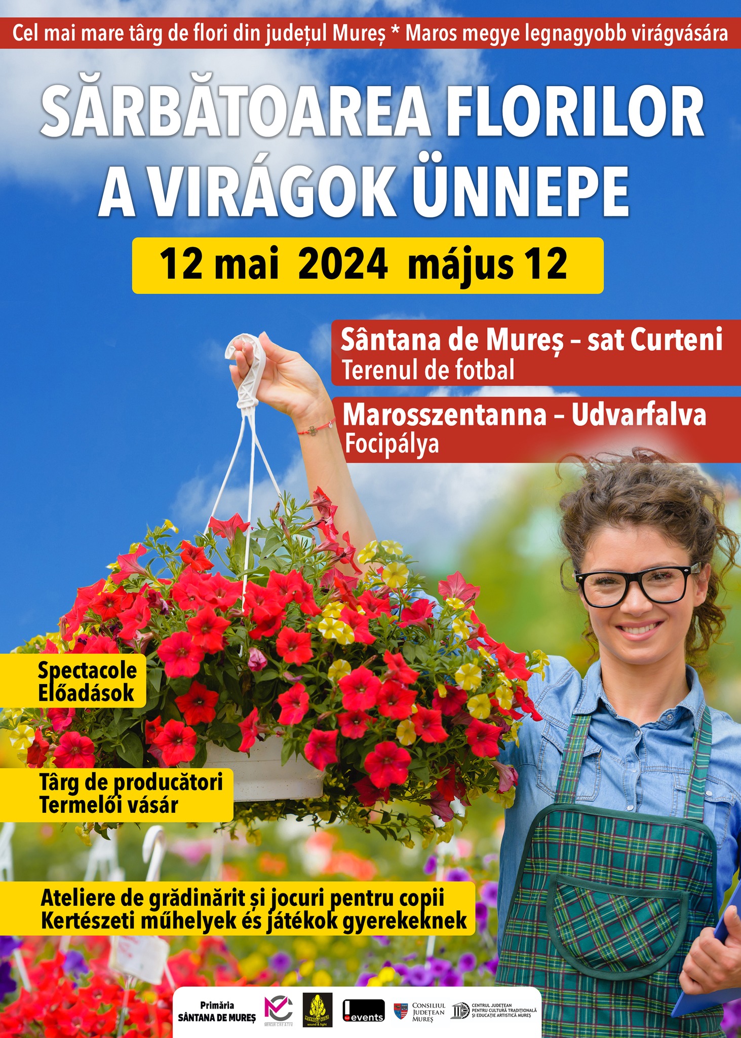 Sărbătoarea Florilor, duminică, în judeţul Mureş