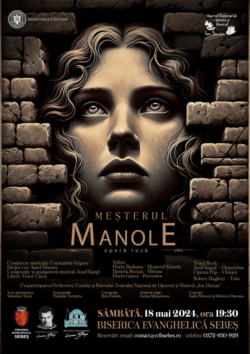 Opera rock „Meșterul Manole”, la Biserica Evanghelică din Sebeș