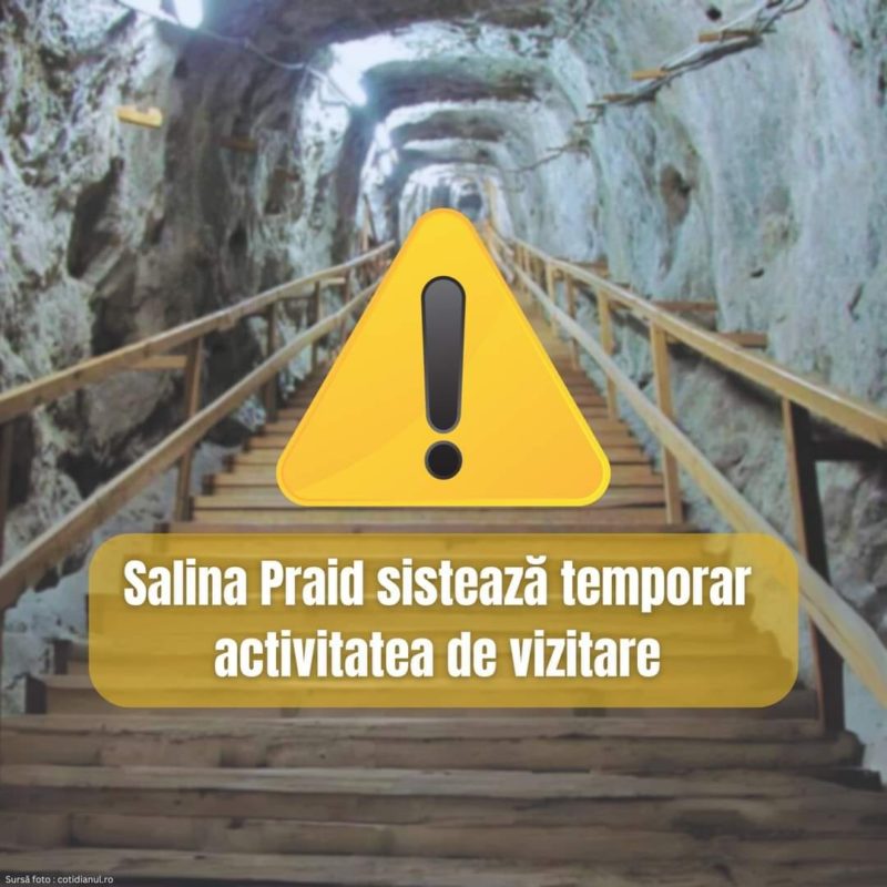 Salina Praid ar putea fi redeschisă la mijlocul lui iunie