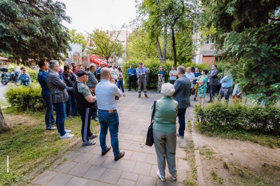 ALEGERI LOCALE 2024: Candidatul independent la Primăria Tg.Mureș s-a întâlnit cu locuitorii din cartierul Tudor vechi