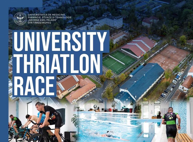 Primul triatlon hibrid al UMFST Tg. Mureș are loc duminică