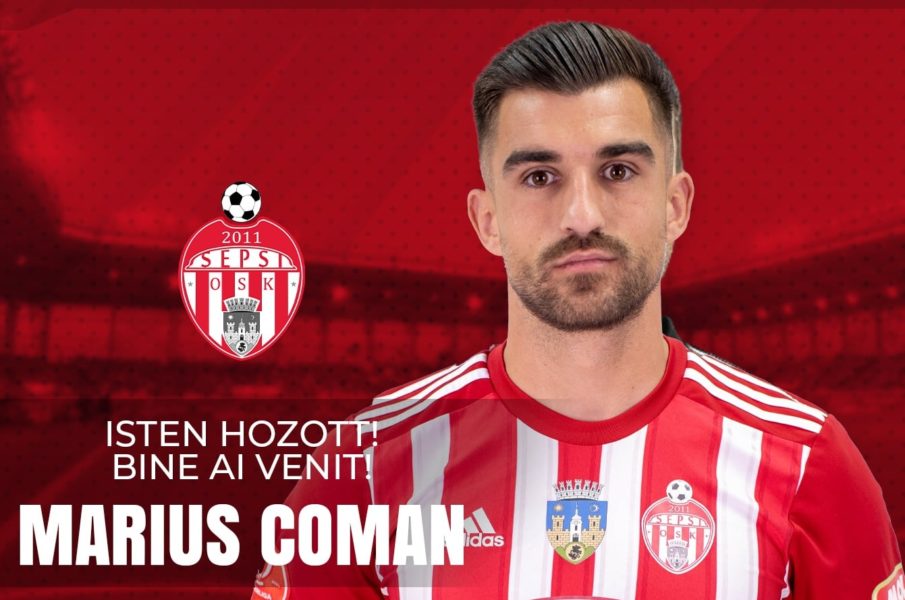 Sepsi Sf.Gheorghe l-a transferat pe atacantul Marius Coman