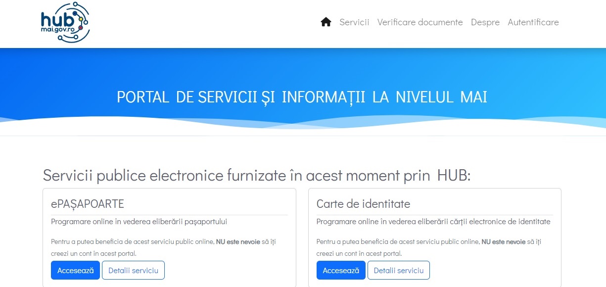 Portalul de servicii online al MAI, „hub.mai.gov.ro”, a fost accesat, în ultima săptămână, de aproximativ un milion de ori Portalul de servicii online al MAI, „hub.mai.gov.ro”, a fost accesat, în ultima săptămână, de aproximativ un milion de ori