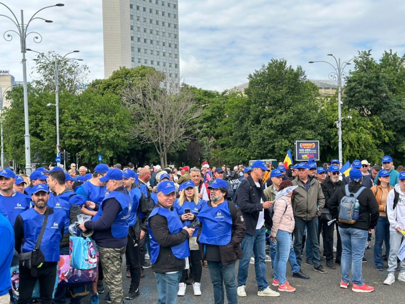 Protest BNS la Guvern pentru reducerea impozitării muncii
