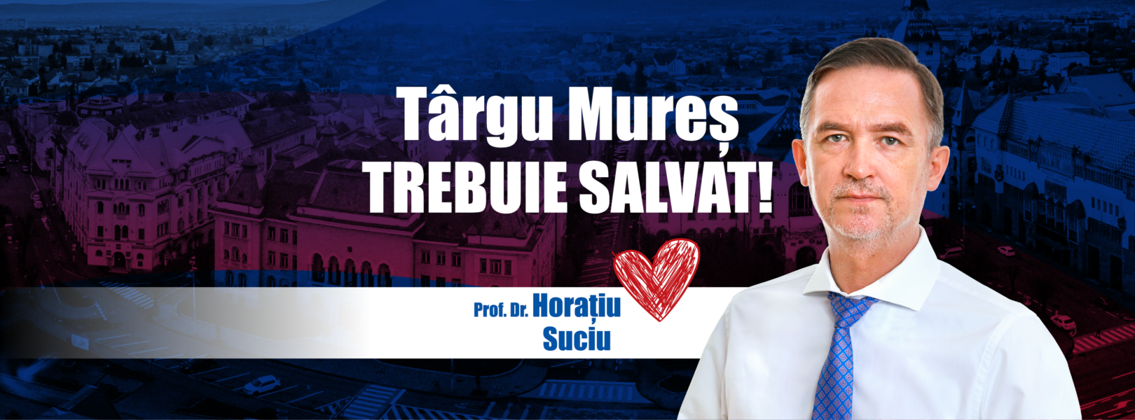ALEGERI LOCALE 2024: Horațiu Suciu: Târgu Mureș trebuie salvat!