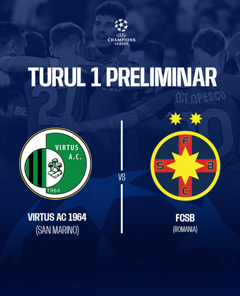 FCSB, adversară din San Marino. Hai noroc!